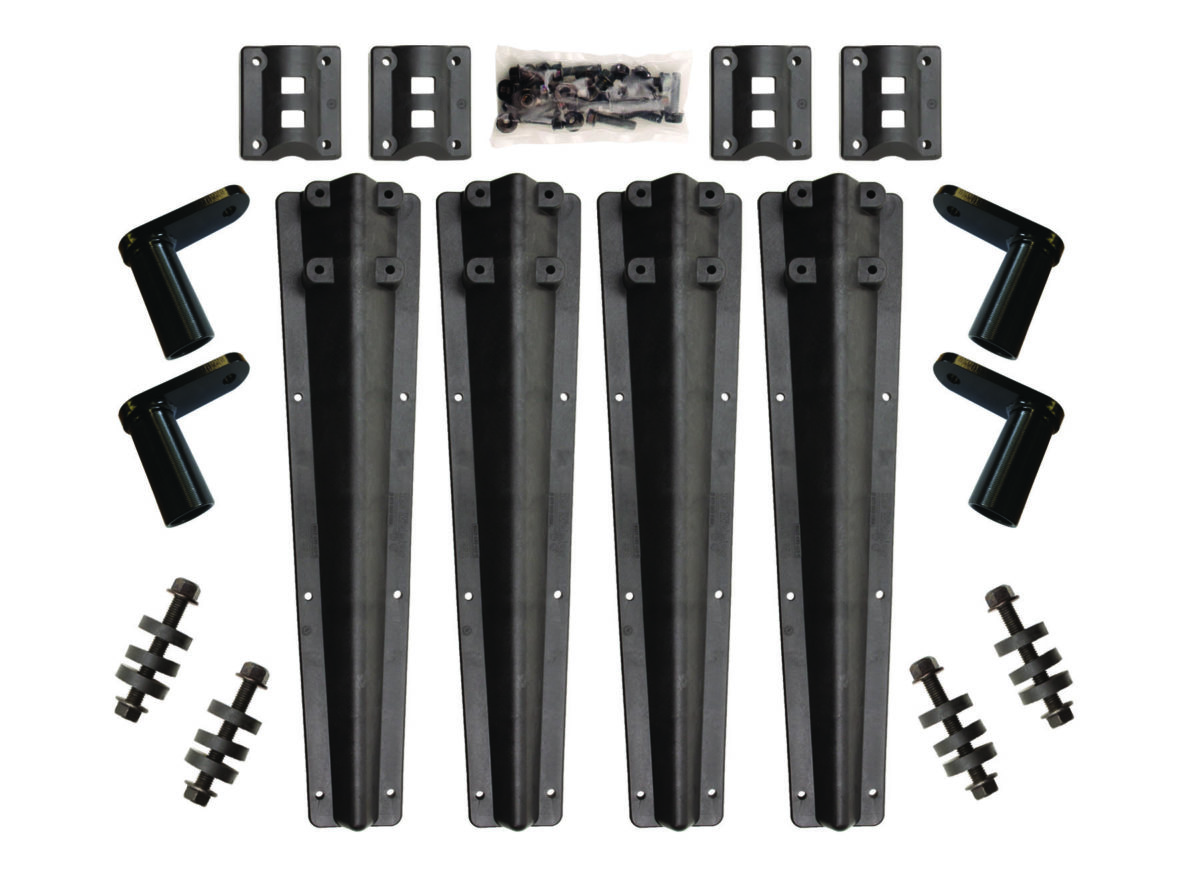 Mirror Finish Plastic Bolt On Brackets for Minimizer 150, 1600 & 1900  Fender Series - Raney's Truck Parts